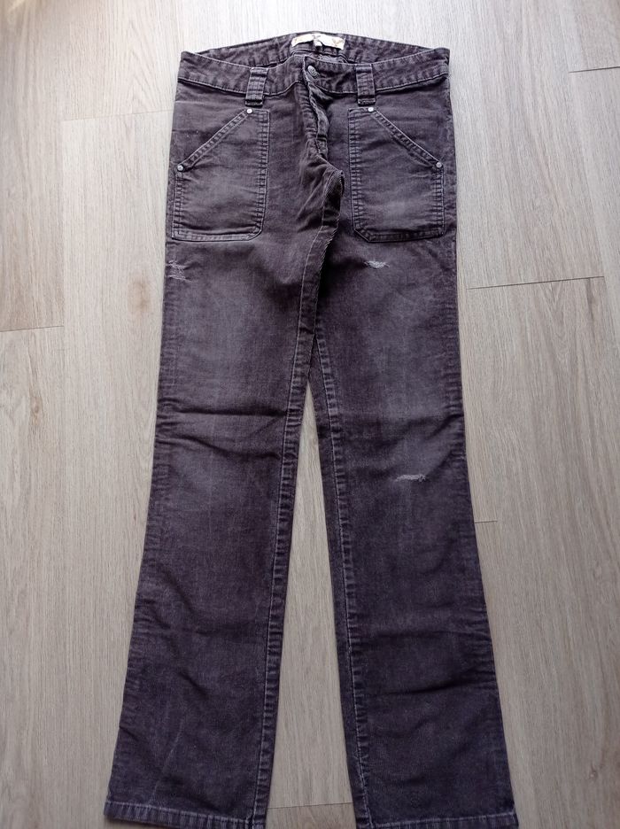 PANTALON VELOURS Marron ROXY Femme.