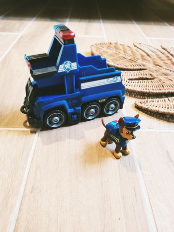 🐾Pat patrouille - Figurine Chase et son Camion de Police "Ultimate Rescue