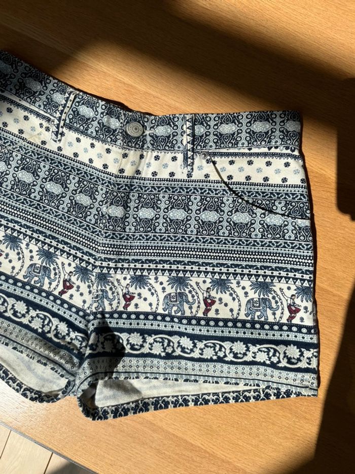 Short taille haute high waist chipie vintage ethnique culutre - photo numéro 4