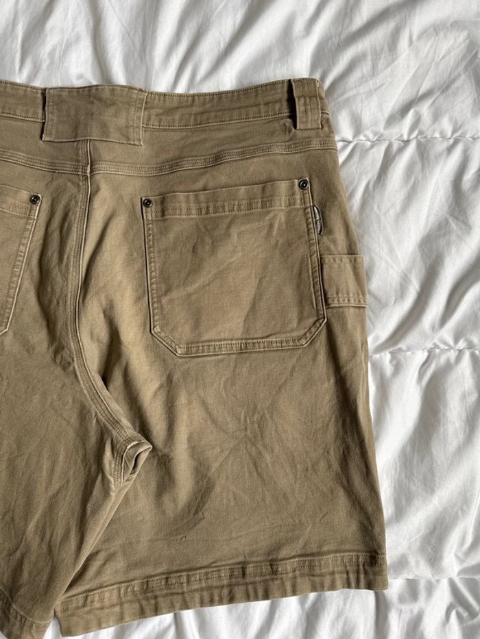 Short beige femme Duluth Trading Co – Flex Fire Hose – taille 38 - photo numéro 8