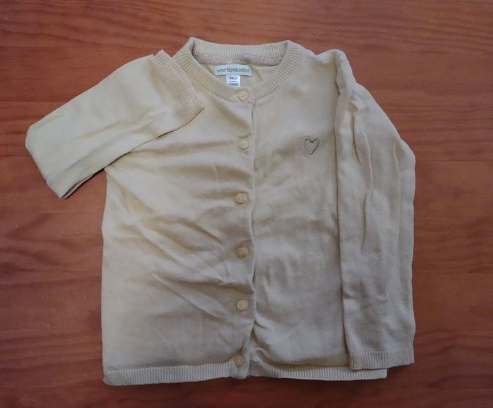 Gilet fille Verbaudet 3 ans