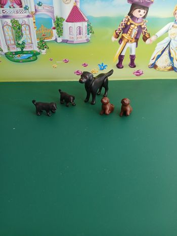 Playmobil famille chiens