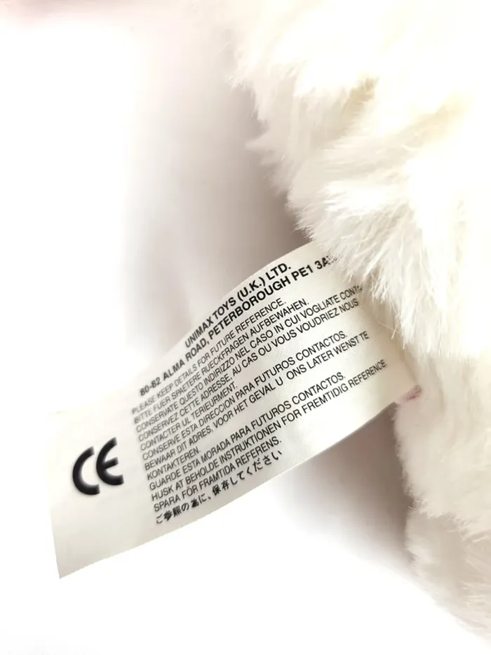 Peluche Anne Geddes Bébé Lapin Blanc 35 cm - photo numéro 3