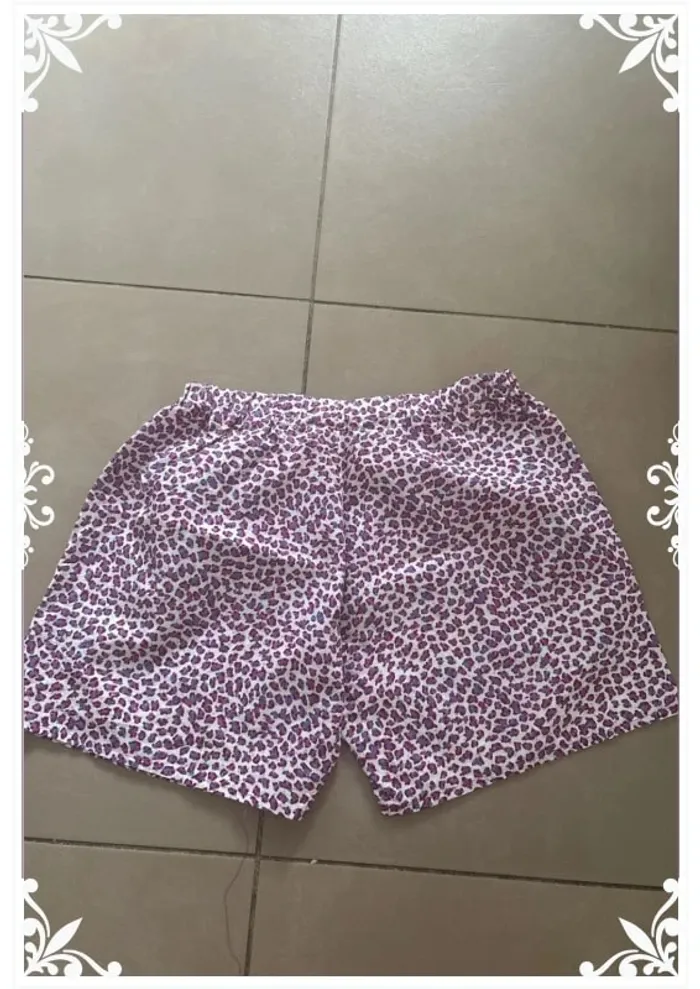 🐆 Pyjama fille 12 ans – Haut Kiabi brodé & short fait main 💜n - photo numéro 10