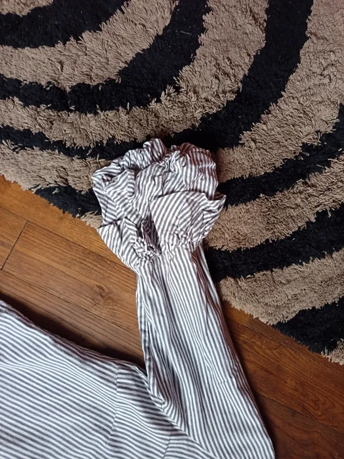 Chemise à rayure et fantaisie femme - photo numéro 2