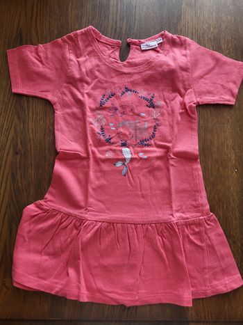 1 robe manche courte fille 2 ans 