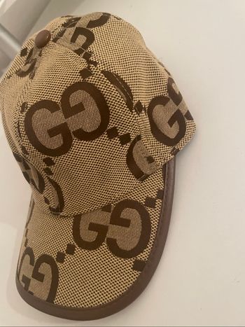 Casquette Gucci beige
