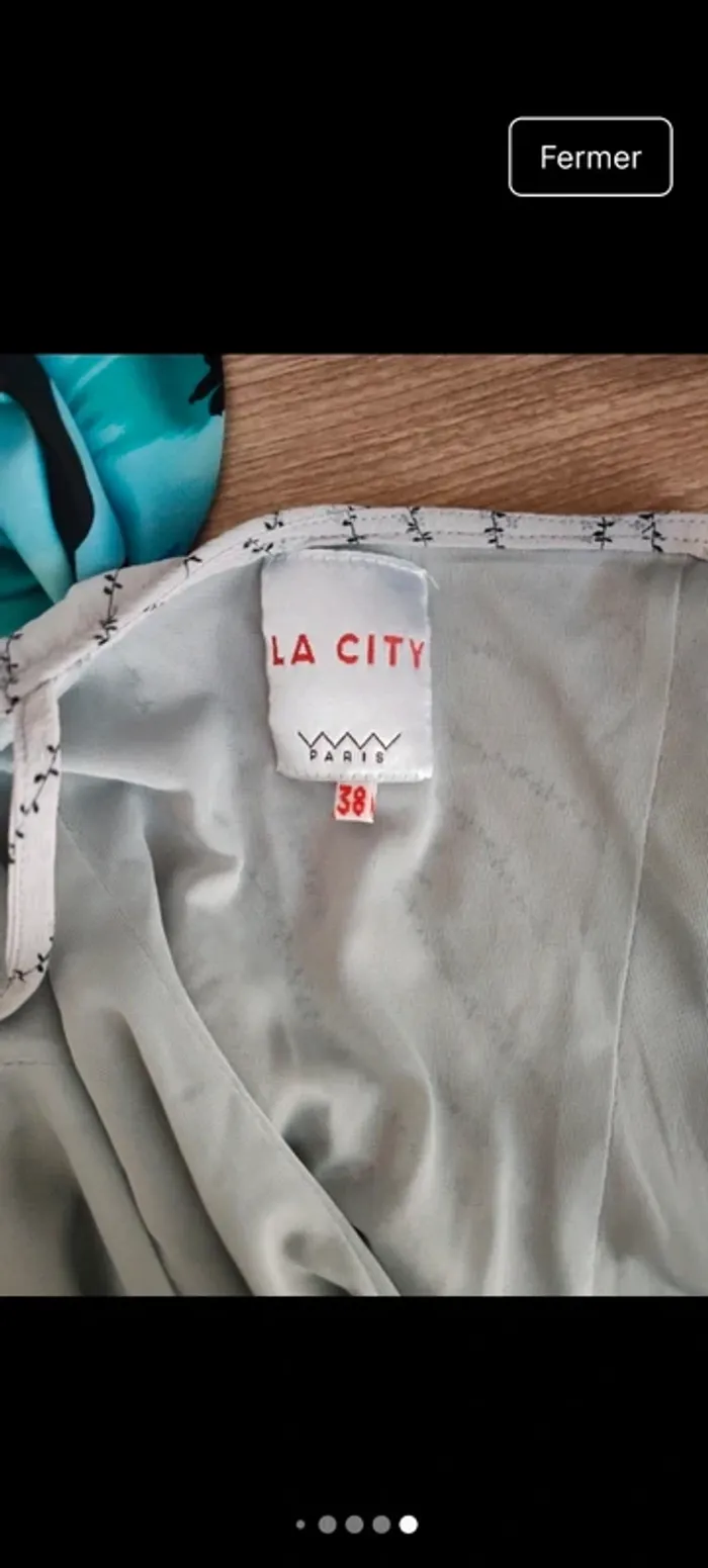 Robe longue taille 38 marque la city - photo numéro 7
