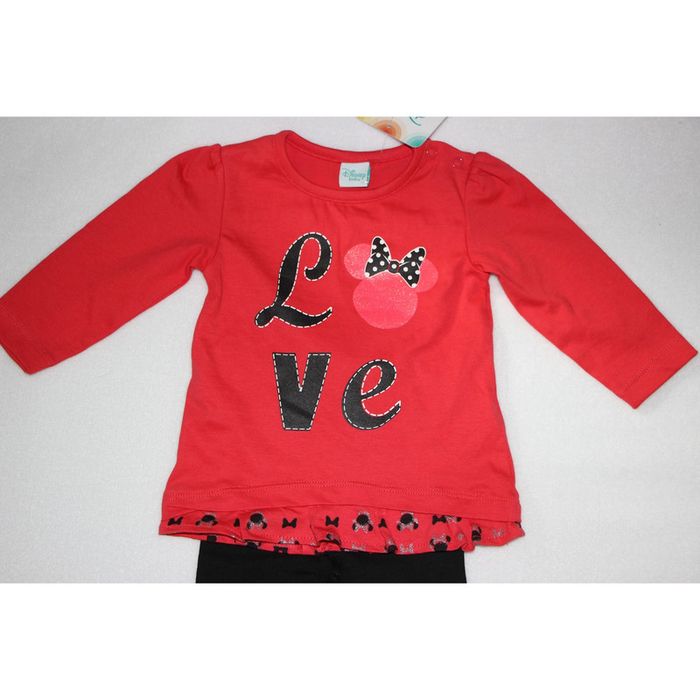 ensemble bébé Minnie t-shirt et legging disney - photo numéro 2