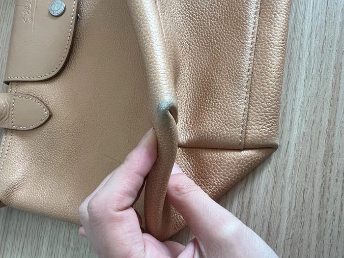 Longchamp pliage cuir - photo numéro 7