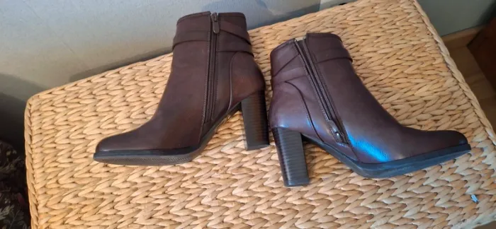 Botines cuir marron by botega 37 a talons - photo numéro 6