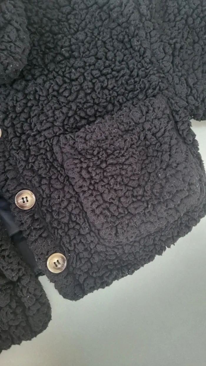 Veste épaisse courte noire 9 ans - photo numéro 5