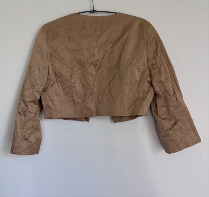 💛 Boléro satiné doré Maison 1.2.3 - Taille 38 - photo numéro 4