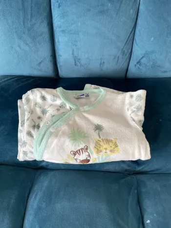 Pyjama velour jungle