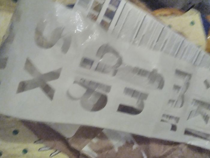 Pochoirs alphabet - photo numéro 3