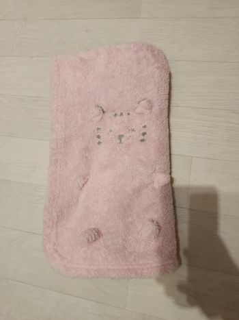 Couverture rose bébé