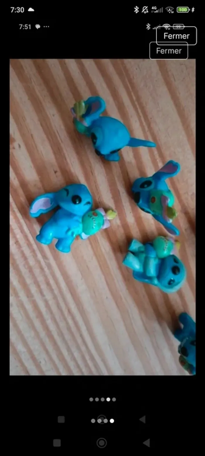 Lot figurine stitch - photo numéro 3