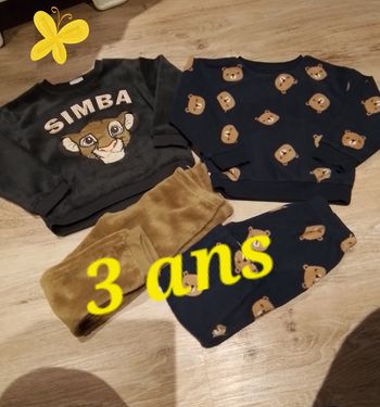 Pyjamas garçon 3 ans 