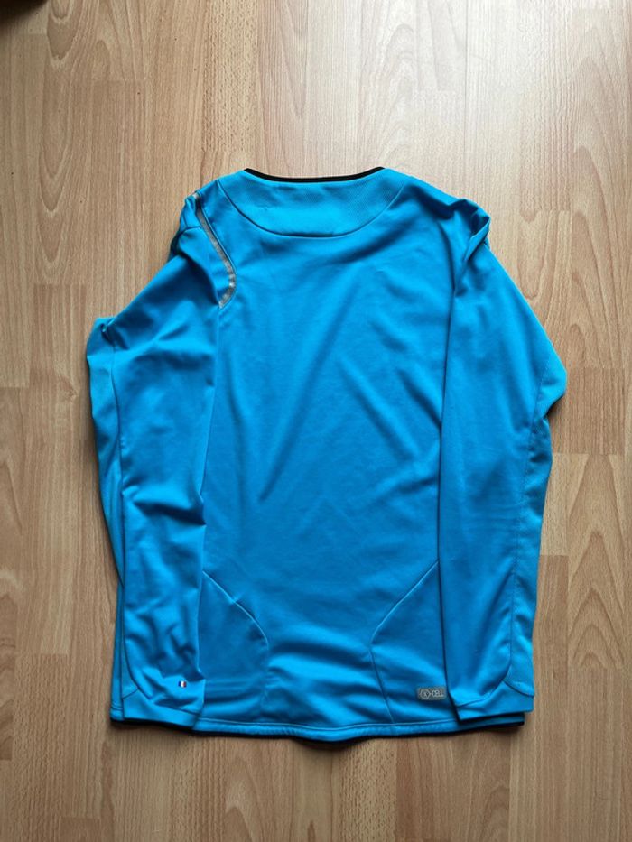 T-shirt technique Focus AG2R la mondiale/M/bleu turquoise/bon état - photo numéro 8