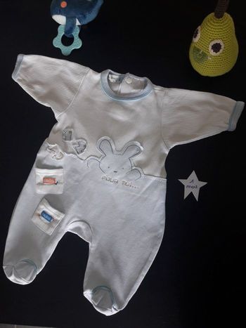 Pyjama lapin 1 mois