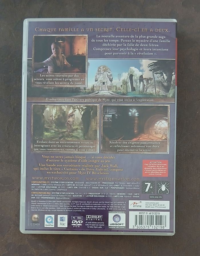 Jeux MYST 4 Revelation (PC/MAC) - photo numéro 2