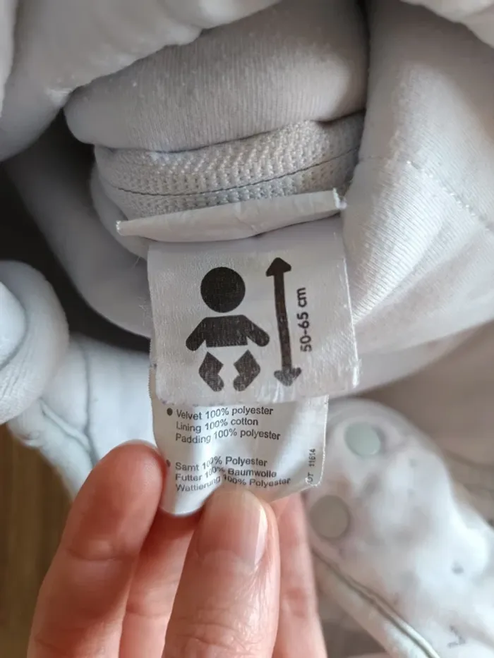 Gigoteuse turbulette beige et marron Mickey bébé 0-3 mois Disney baby - photo numéro 4