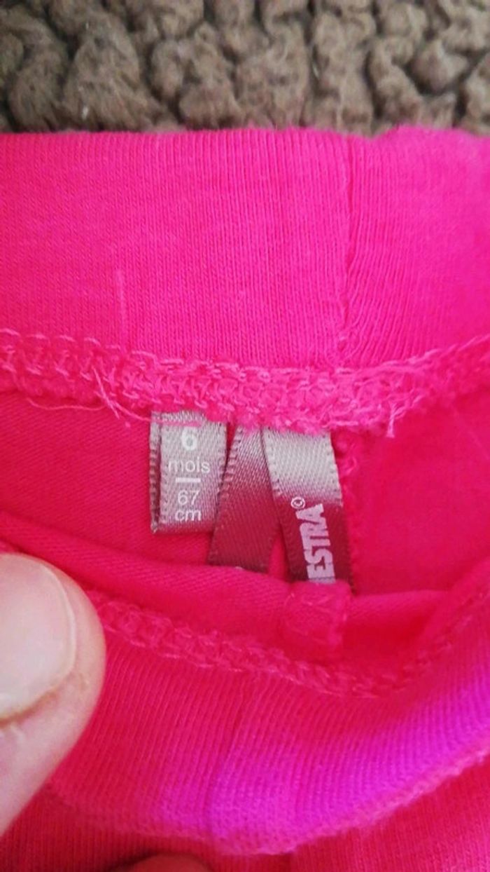 Lot de 3 leggings bébé fille 6 mois - photo numéro 8