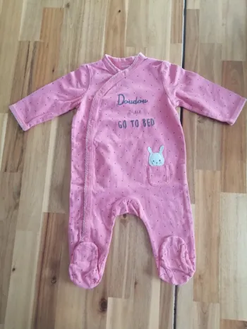 Pyjama coton kiabi rose