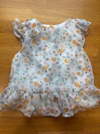 Jolie blouse sergent major 12 mois fille