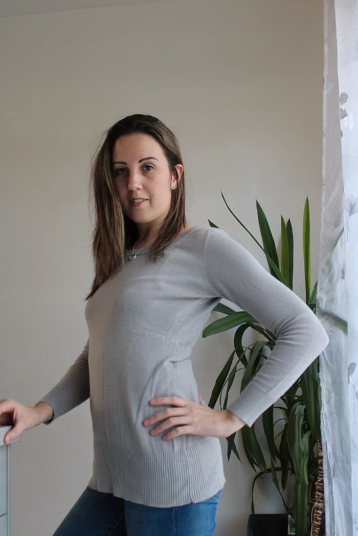 Pull tunique col rond taille 38/40