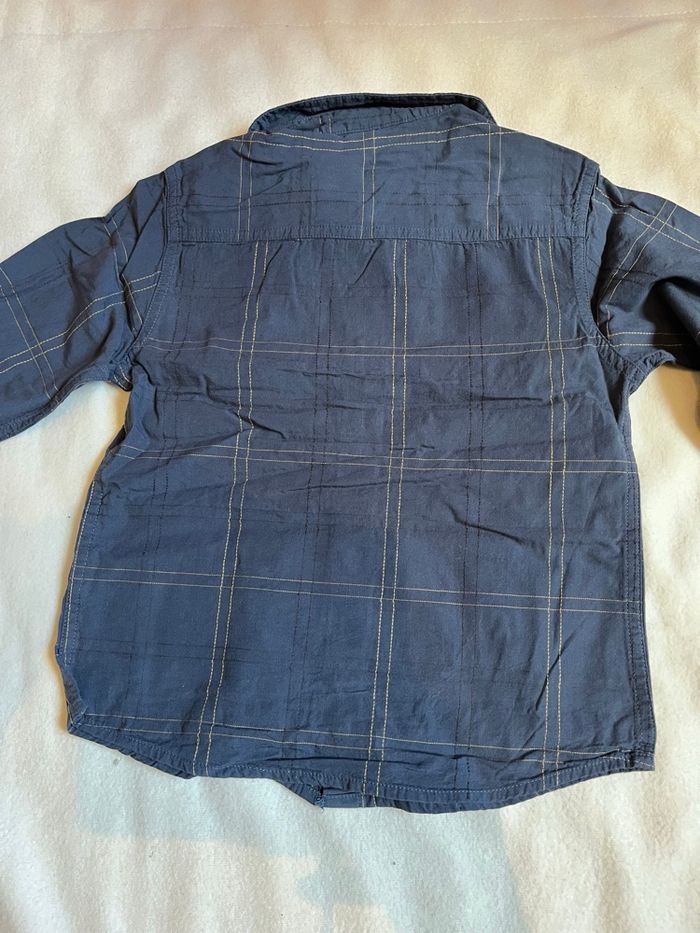 Chemise carreaux 4 ans coton - photo numéro 4