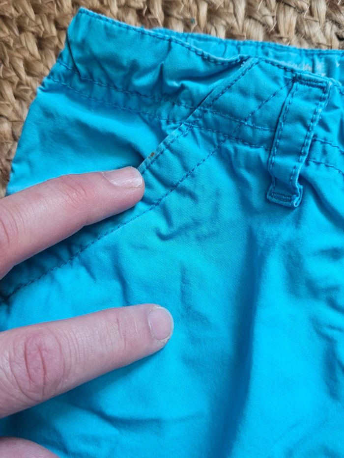 Short bleu Bout'chou 2 ans - photo numéro 3