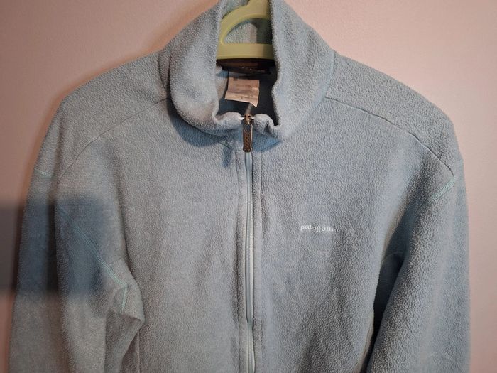 Polaire zippée patagonia femme bleu - taille L - photo numéro 2