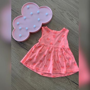 Robe rose petits chats