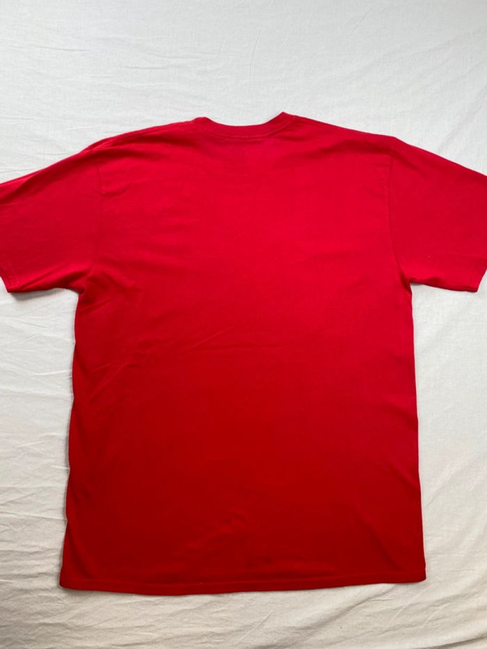 T-shirt imprimé sport USA, homme, été, Rouge XL - photo numéro 3