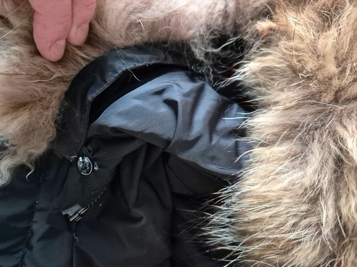 Manteau noir capuche amovible taille 40 Black mojito - photo numéro 3