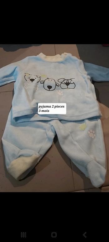 Pyjama 2 pieces 3 mois tissaia