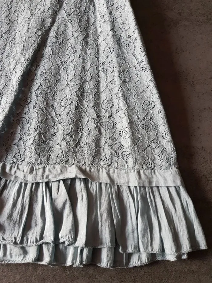 Robe en soie S bleu Josh - photo numéro 11