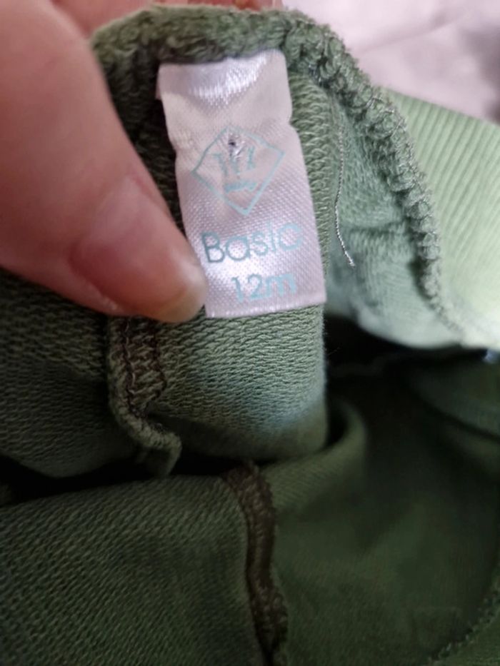 Pa talon jogging vert bébé 12 mois - photo numéro 3