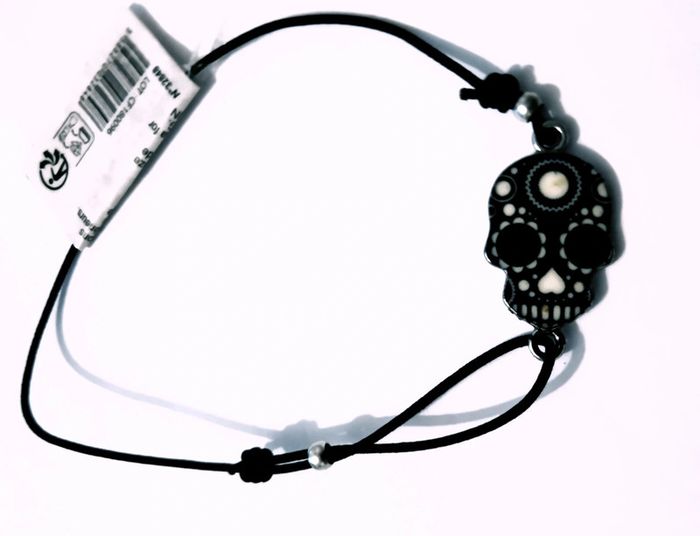 Bracelet réglable tête de mort