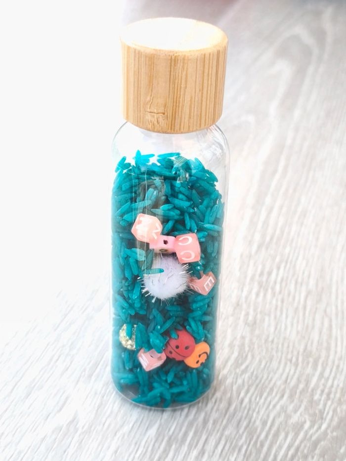 Bouteille sensoriel, jouet d’éveil coloré, retour au calme - photo numéro 4