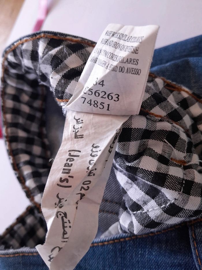 Jean slim taille basse triplix taille 34 - photo numéro 5