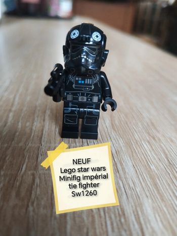 Lego star wars minifig impérial tie fighter sw1260 neuf