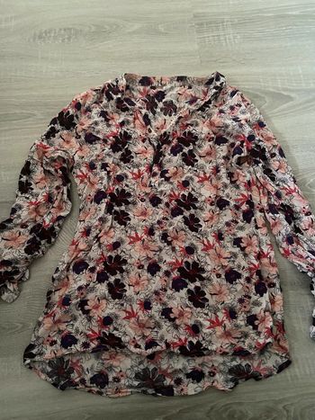 Blouse chemise fleurs taille 40