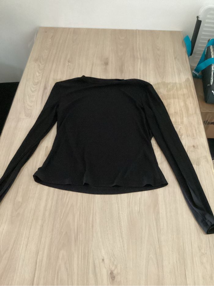 T-shirt manche longue noir