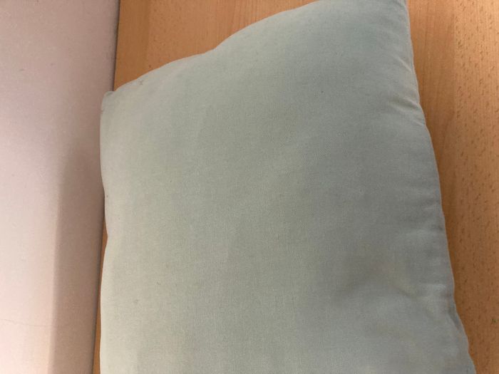 grand coussin bleu/vert - photo numéro 5