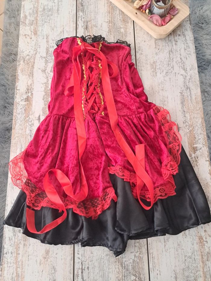 Robe velour gothique vampire - photo numéro 2