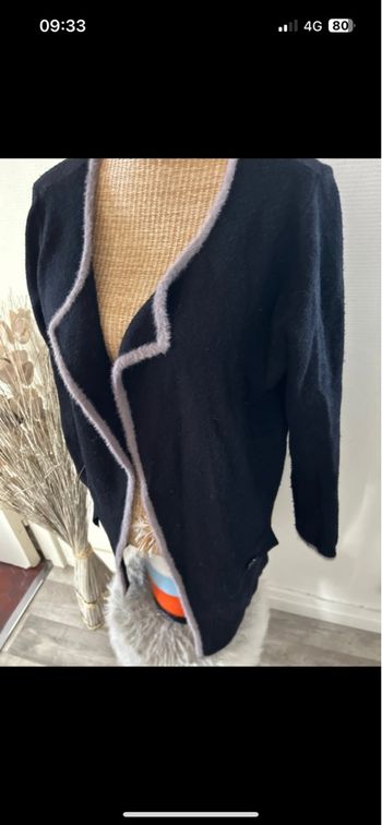 Gilet long et doux tissaia 42/44