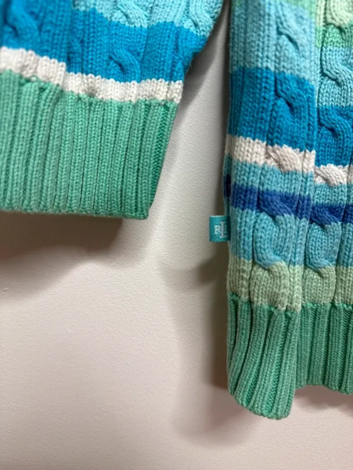 💚 pull torsadé Lauren / Ralph Lauren - multicolore - TM 💚 - photo numéro 5