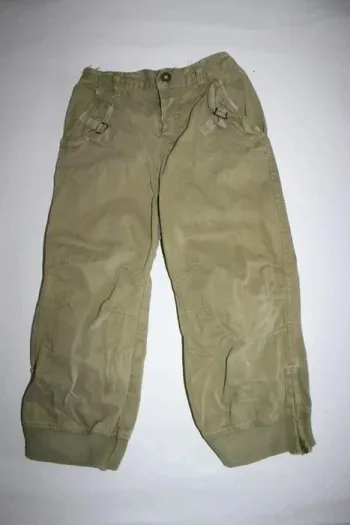 Pantacourt kaki clair Jean Bourget 10 ans